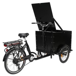 KK6010 Классический электрический грузовой трехколесный велосипед