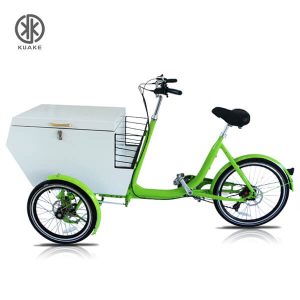 Triciclo eléctrico de carga con cargador frontal KK6012