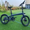 Carbon opvouwbare elektrische fiets
