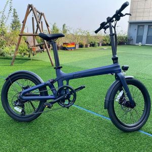 Carbon opvouwbare elektrische fiets
