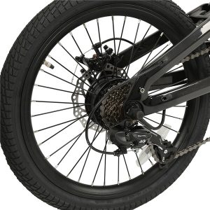 Dérailleur de vélo électrique pliable entièrement en fibre de carbone KK7016