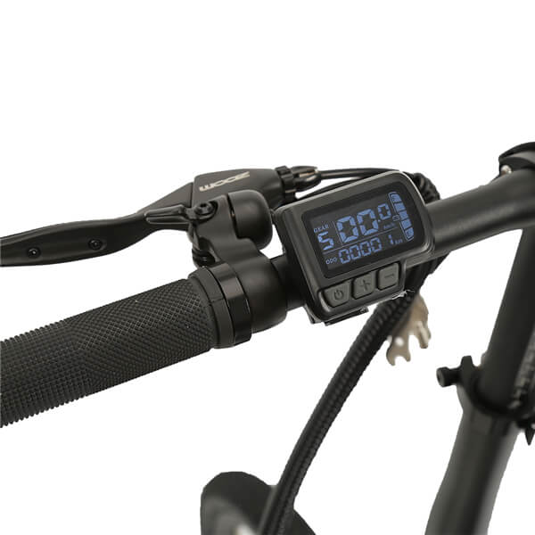 Tela LCD dobrável para bicicleta eletrônica KK7016 em fibra de carbono