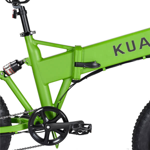 Bicicleta elétrica dobrável com pneu gordo KK2016 (4)