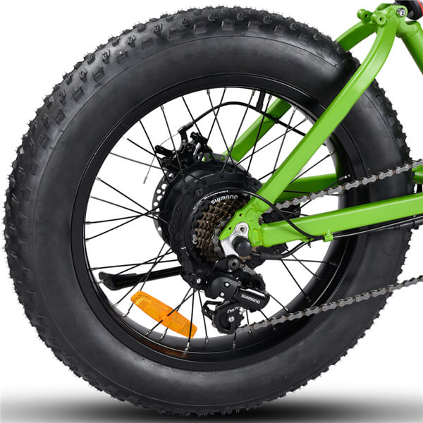 KK2016 Opvouwbare elektrische fiets met dikke banden (5)